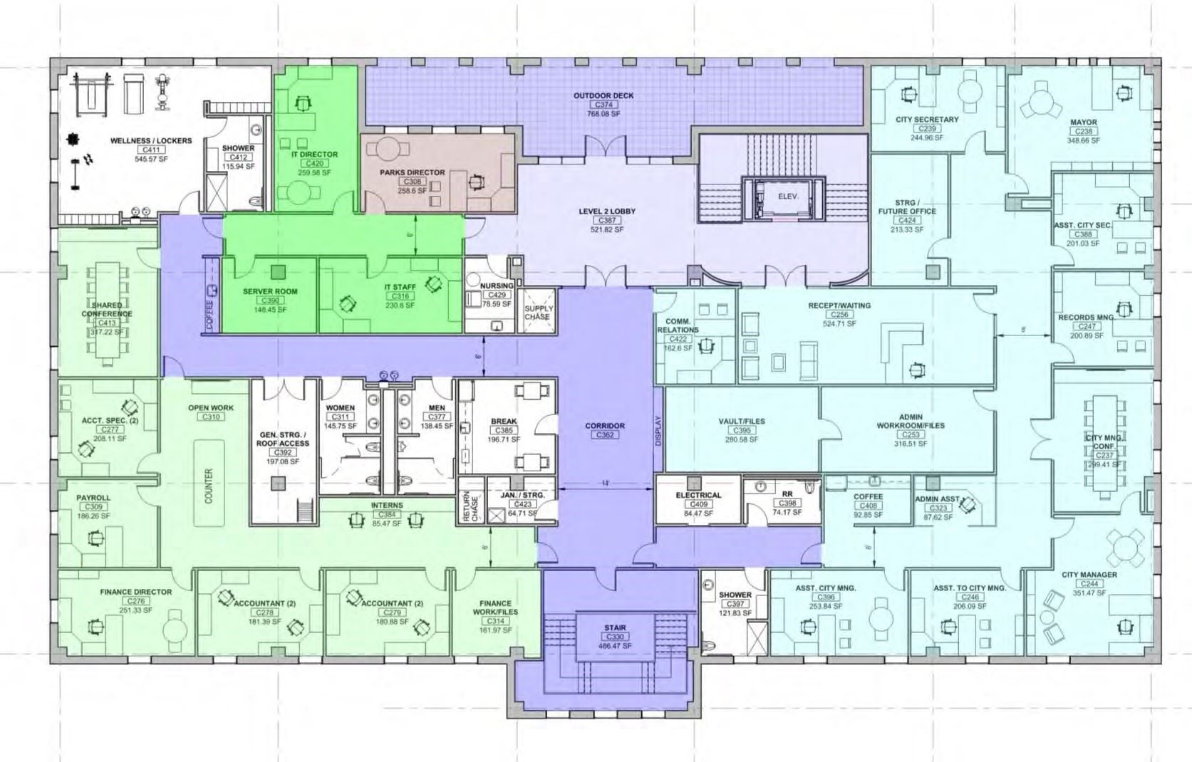 Second Floor City Hall